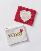 White/Red $|& Fame Accessories Beaded Coin Purse - Set of 2 - Hanger Detail