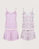 Lavender Foliage $|& flora Stacy 4 Piece Set - Hanger Detail