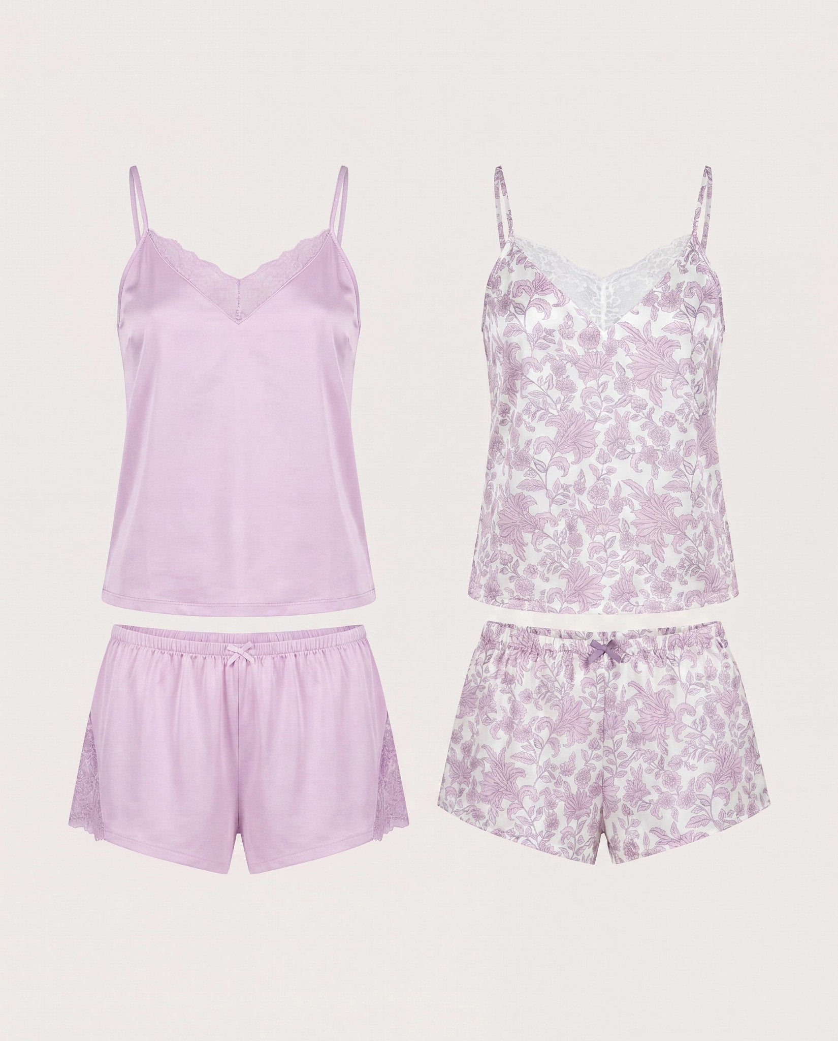 Lavender Foliage $|& flora Stacy 4 Piece Set - Hanger Detail