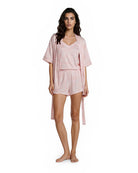 Pink Garden Toile $|& Flora Nikrooz Martha 3 Piece Travel Set - VOF Detail
