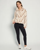 Ivory Neutral Chevron $|& Thread & Supply One Track Mind Jacket - UGC On Fig