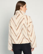 Ivory Neutral Chevron $|& Thread & Supply One Track Mind Jacket - SOF Back