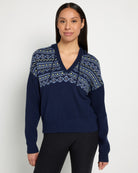 Mariner Midnight $|& Herizon Georgia Half Zip Hooded Sweater - SOF Front