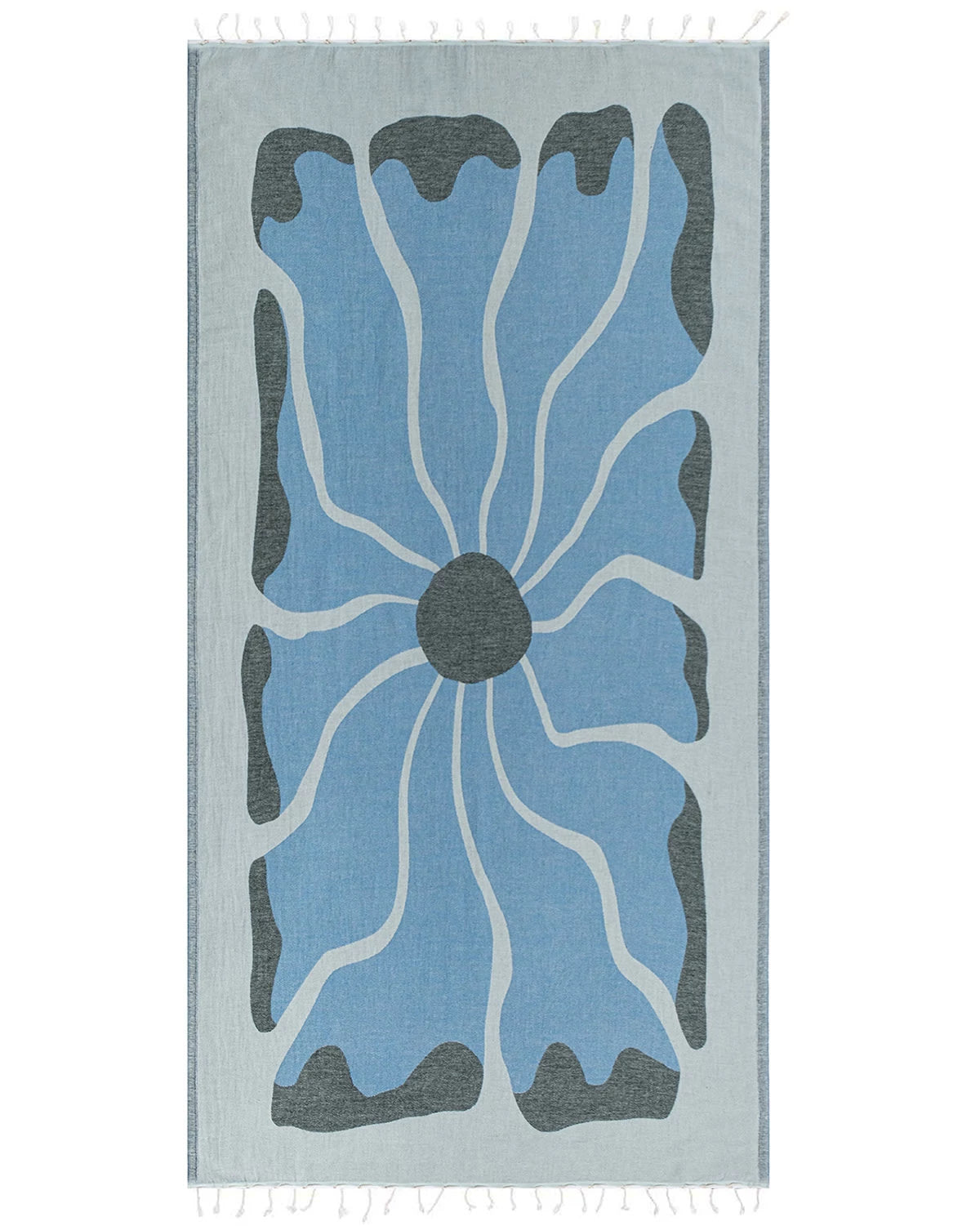 Ice Blue $|& Sand Cloud Solstice Towel - VOF Detail