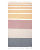 Multi $|& Sand Cloud Range Stripe Dobby Towel - VOF Detail