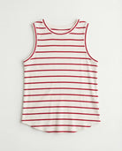 Ivory Red $|& Thread & Supply Euclid Stripe Tank - Hanger Detail