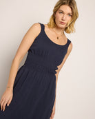 Mariner Midnight $|& SEAS Marlowe Midi Dress - SOF Front