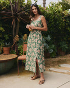 Kalamata $|& SEAS Marlowe Printed Midi Dress - SOF Side