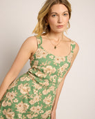 Kalamata $|& SEAS Marlowe Printed Midi Dress - SOF Front