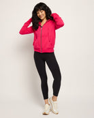 Magenta $|& Interval Flex Fleece Zip Hoodie - UGC On Fig