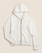 White $|& Interval Flex Fleece Zip Hoodie - Hanger Detail