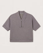 Charcoal $|& Interval Ridley Quarter Zip - Hanger Detail