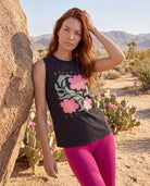 Faded Black $|& Interval Terrain Muscle Tank - SOF Side