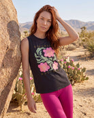 Faded Black $|& Interval Kindness Matters" Terrain Muscle Tank - SOF Side