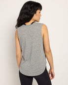 Heather Grey $|& Interval Aspire Graphic Tank Love Yourself - SOF Back