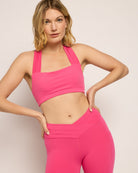 Fuchsia $|& Interval Cloudlight Action Bra - SOF Front