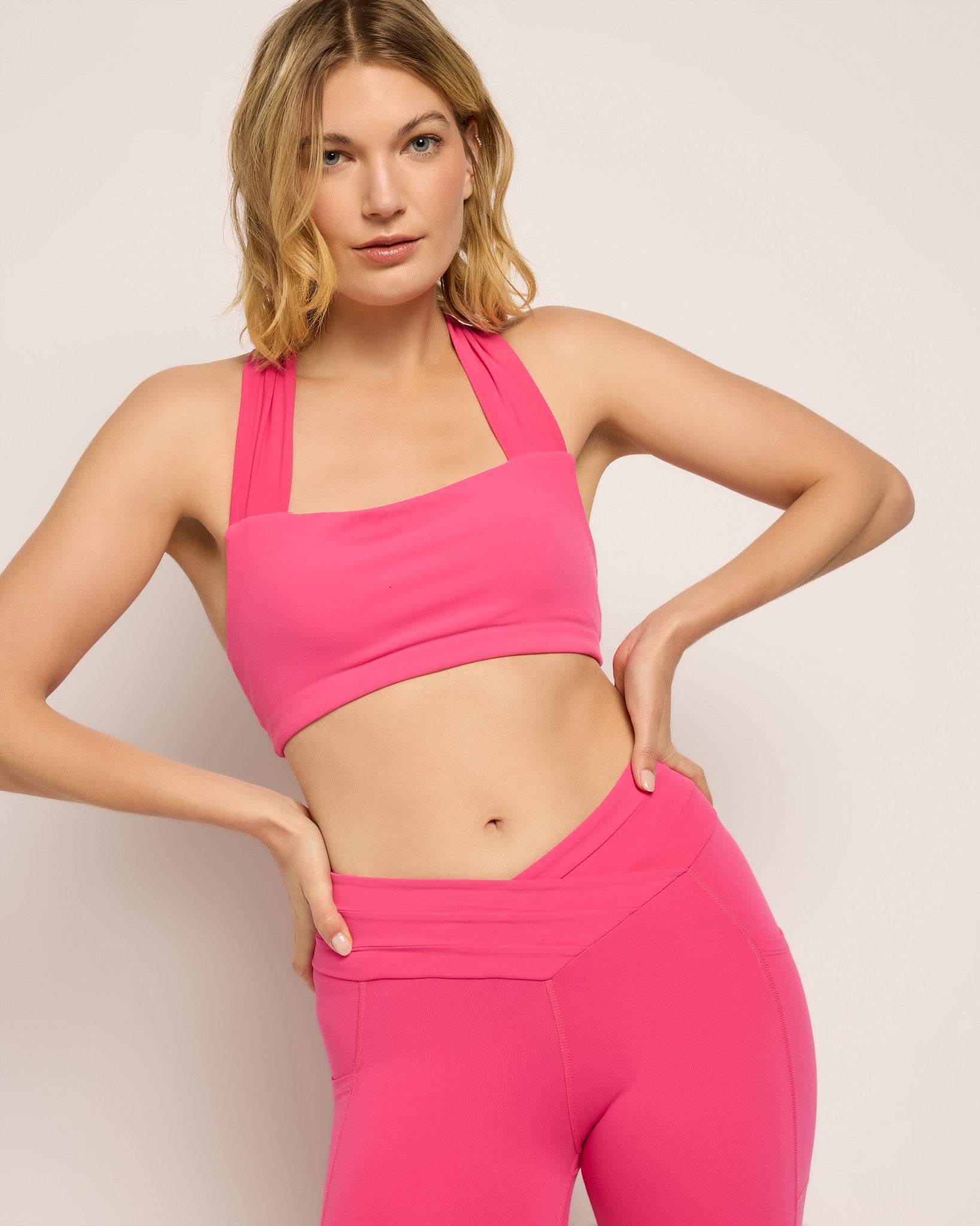 Fuchsia $|& Interval Cloudlight Action Bra - SOF Front
