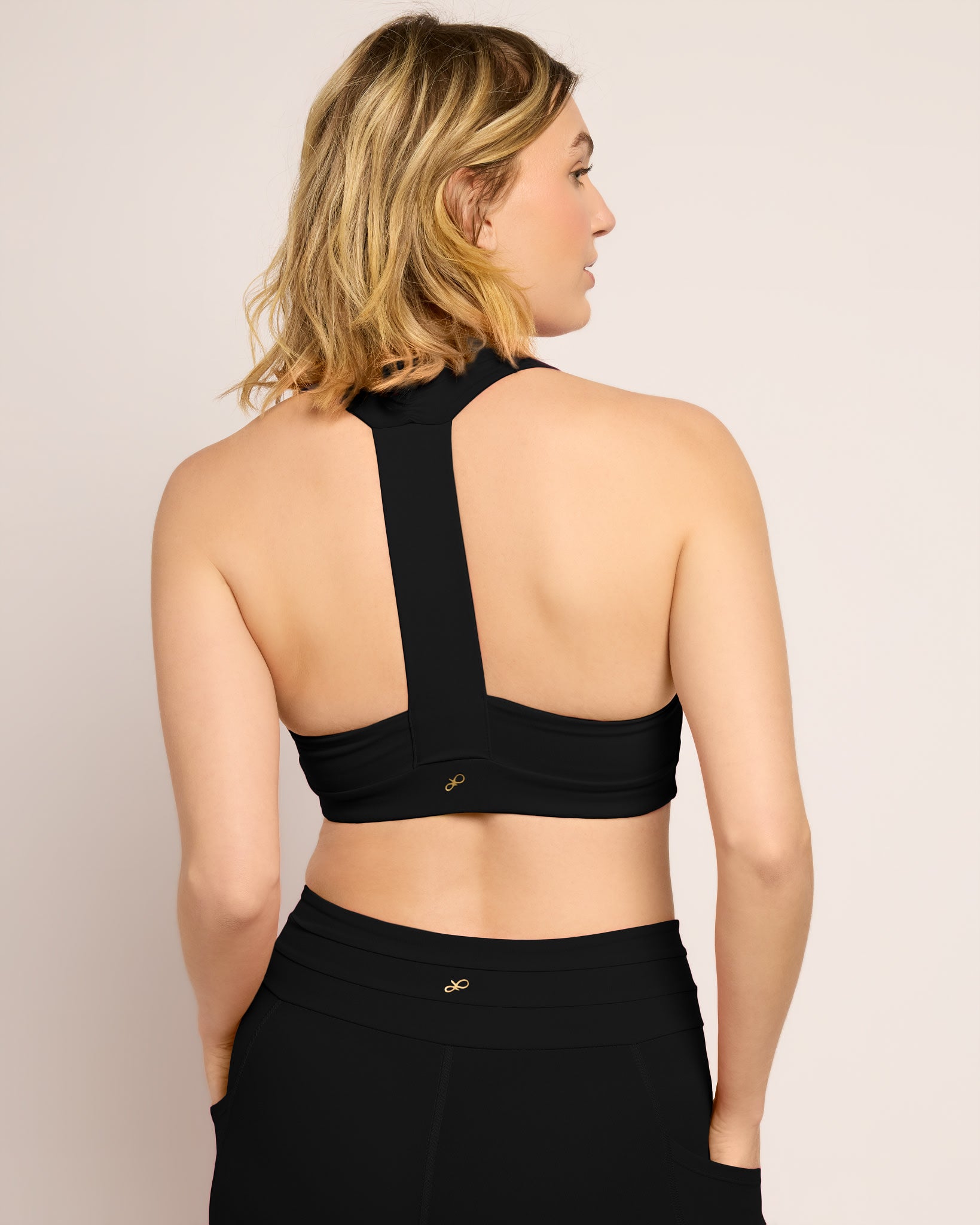 Black $|& Interval Cloudlight Action Bra - SOF Back