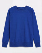 Electric Cobalt $|& Interval Flex Fleece Crew - Hanger Detail