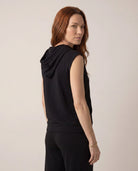Black $|& Interval Instinct Hooded Top - SOF Back