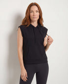 Black $|& Interval Instinct Hooded Top - SOF Front
