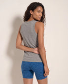 Heather Grey $|& Interval Terrain Muscle Tank - Find Joy In The Journey - SOF Back