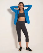 Electric Cobalt $|& Interval Flex Fleece Zip Hoodie - UGC On Fig