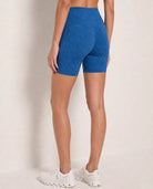 Electric Cobalt Heather $|& Interval Flowheather Sculpt Speedster Short - SOF Back
