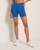 Electric Cobalt Heather $|& Interval Flowheather Sculpt Speedster Short - SOF Front
