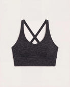Night Sky Heather $|& Interval Flowheather Sculpt Tenacity Bra - Hanger Detail