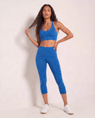 Electric Cobalt Heather $|& Interval Flowheather Sculpt Tenacity Bra - UGC On Fig