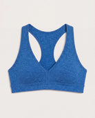Electric Cobalt Heather $|& Interval FlowHeather Sculpt Enhearten Bra - Hanger Detail