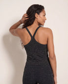 Night Sky Heather $|& Interval Flowheather Sculpt Willpower Crop Tank - SOF Back