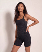 Night Sky Heather $|& Interval Flowheather Sculpt Willpower Crop Tank - SOF Front