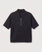 Black $|& Interval Ridley Quarter Zip - Hanger Detail