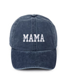 Navy/White $|& David & Young Mama Embroidered Baseball Cap - VOF Detail