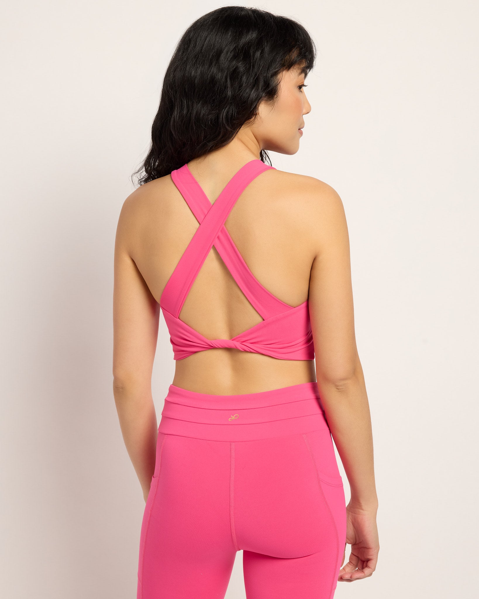 Fuchsia $|& Interval Cloudlight Alert Bra - SOF Back