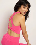 Fuchsia $|& Interval Cloudlight Alert Bra - VOF Front