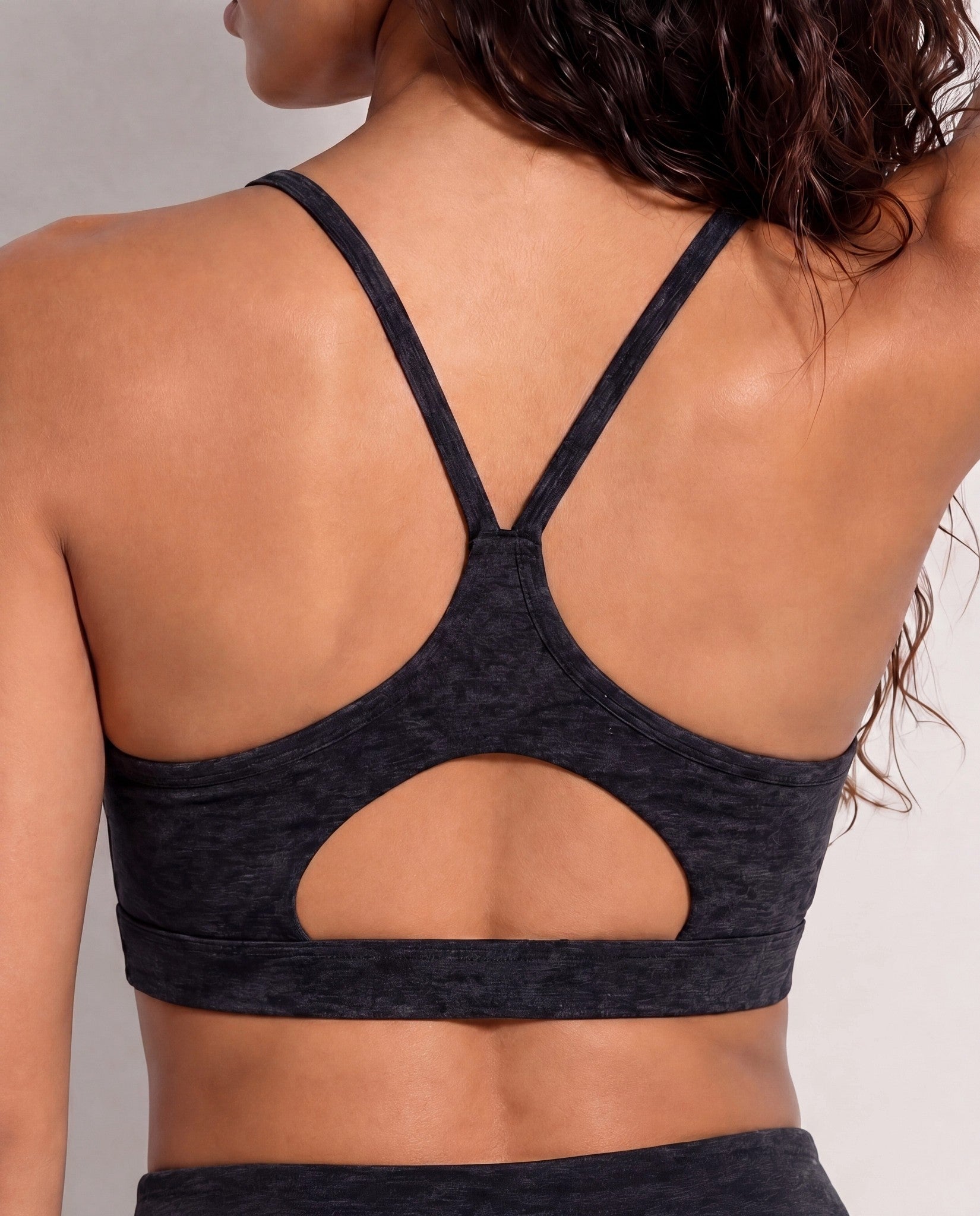 Night Sky Heather $|& Interval Flowheather Sculpt Ferocity Bra - SOF Side