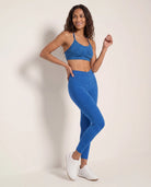 Electric Cobalt Heather $|& Interval Flowheather Sculpt Ferocity Bra - UGC On Fig