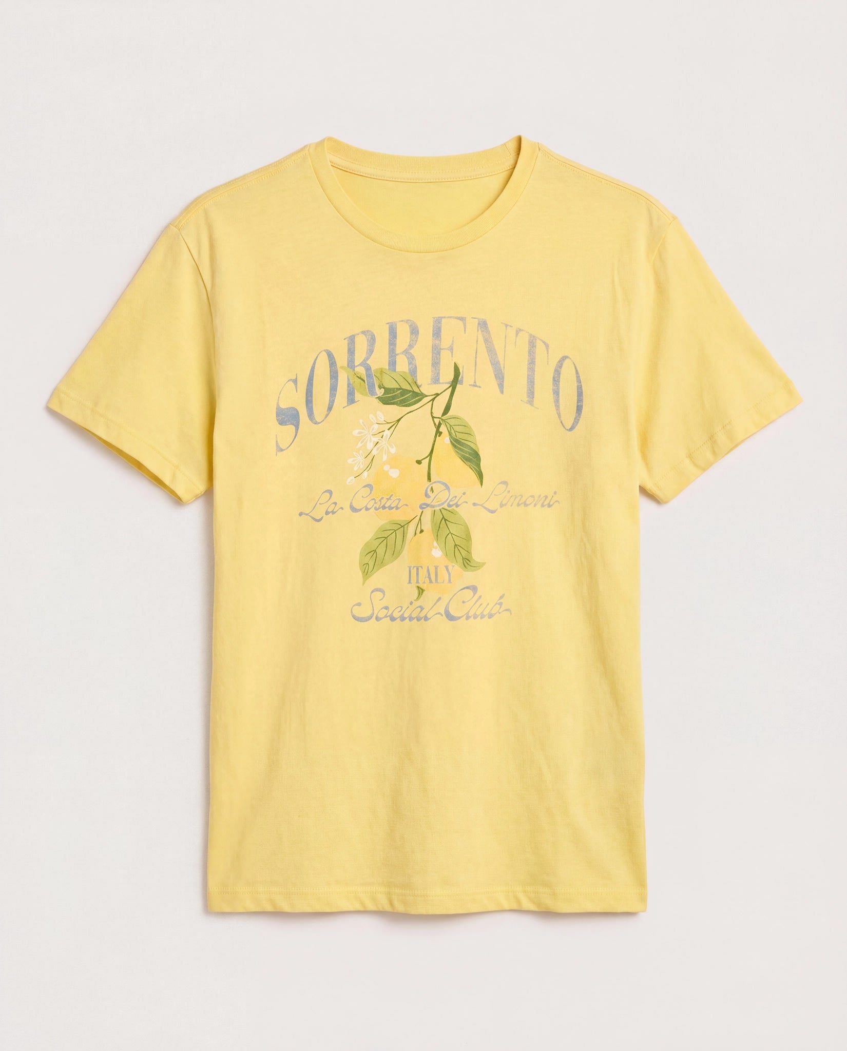 Sunshine $|& SEAS Floret Relaxed Tee "SORRENTO" - Hanger Detail