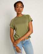 Moss $|& SEAS Fern Tee - SOF Front