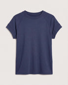 Navy $|& SEAS Fern Tee - Hanger Detail