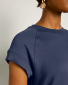 Navy $|& SEAS Fern Tee - SOF Full Front