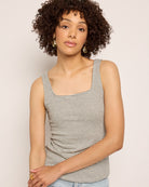 Ivory Black $|& SEAS Surf Tank - SOF Full Front