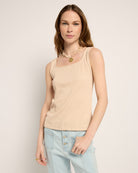 Cream Taupe $|& SEAS Surf Tank - SOF Front