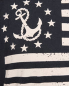 Mariner Midnight $|& SEAS Daisy Muscle Tank "NAUTICAL FLAG" - VOF Front