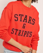 Cherry Pie $|& SEAS Blossom Sweatshirt  "STARS & STRIPES" - SOF Full Front