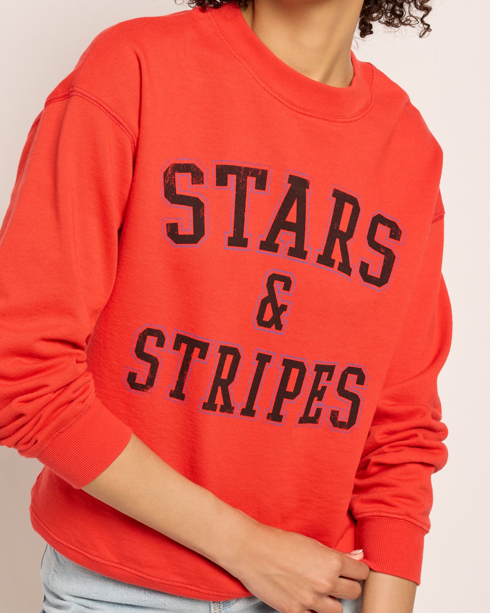 Cherry Pie $|& SEAS Blossom Sweatshirt  "STARS & STRIPES" - SOF Full Front