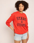 Cherry Pie $|& SEAS Blossom Sweatshirt  "STARS & STRIPES" - SOF Front